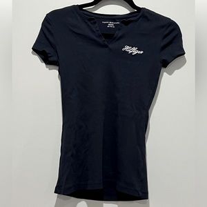 Navy blue tight fit T-Shirt
